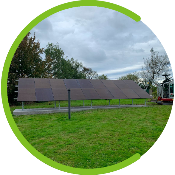Solar Panels Installation on Farm by CC Renewables